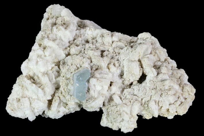 Aquamarine Crystal in Albite Crystal Matrix - Pakistan #111352